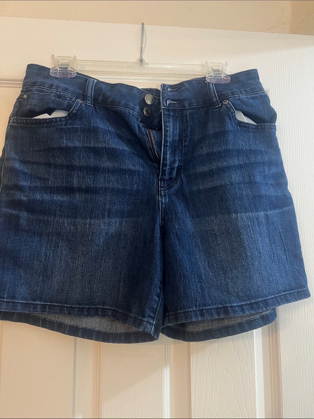 Maurices Indigo Wash Denim Shorts